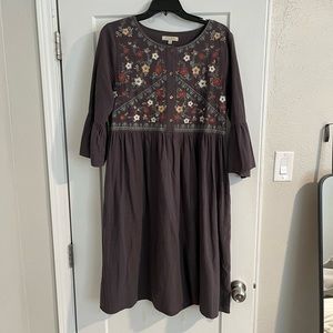 Embroidered Roolee Dress